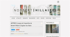 Desktop Screenshot of norbert-hillaire.com